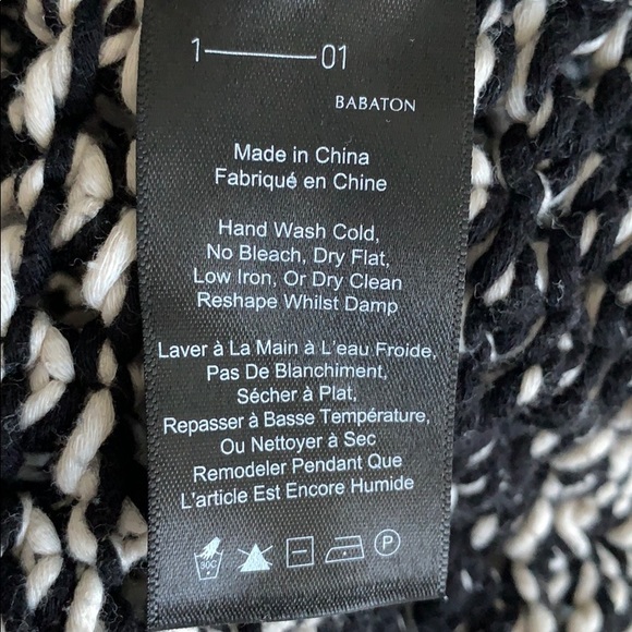 Like new Bababton / Aritzia chunky sweater - Picture 6 of 10